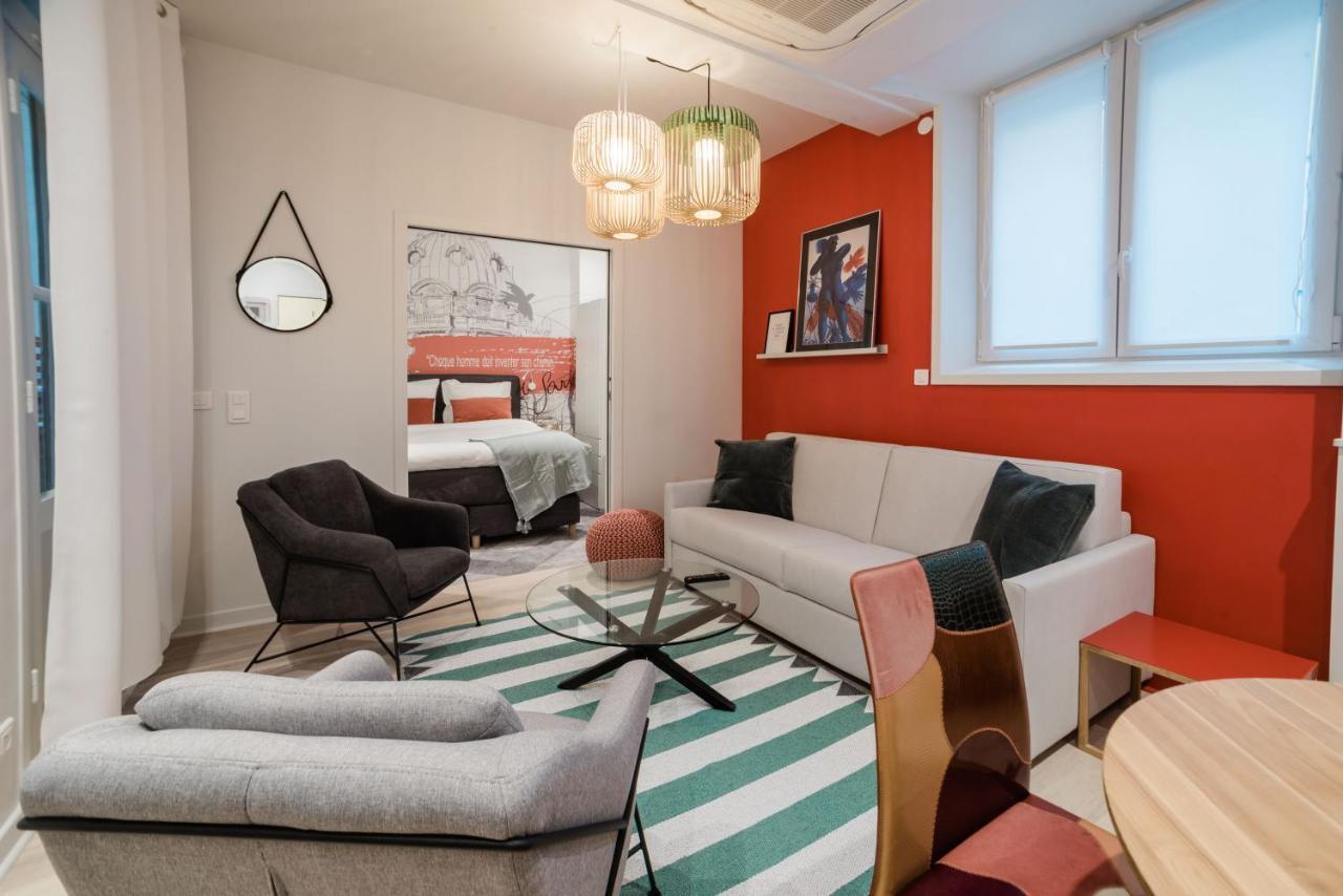 Suite Sartre : Au Coeur De La Rive Gauche, Neuf, Design, 2/4 Personnes Parijs Buitenkant foto