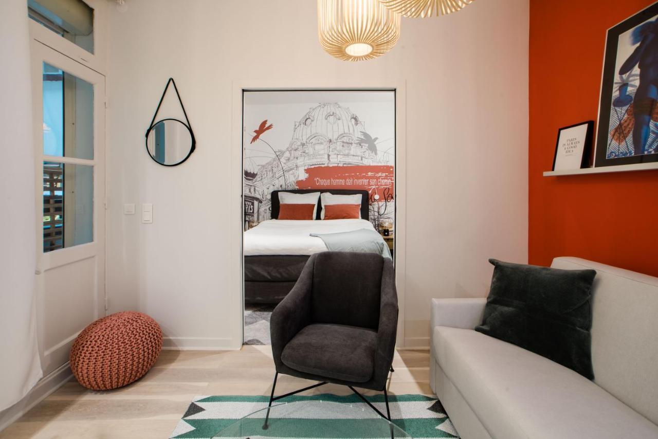 Suite Sartre : Au Coeur De La Rive Gauche, Neuf, Design, 2/4 Personnes Parijs Buitenkant foto